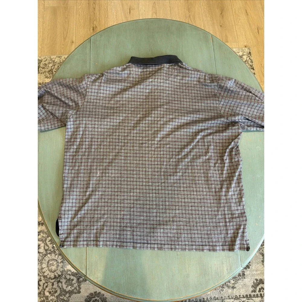 Vintage Polo Golf Ralph Lauren Plaid Polo Shirt Mens XL Pima Cotton